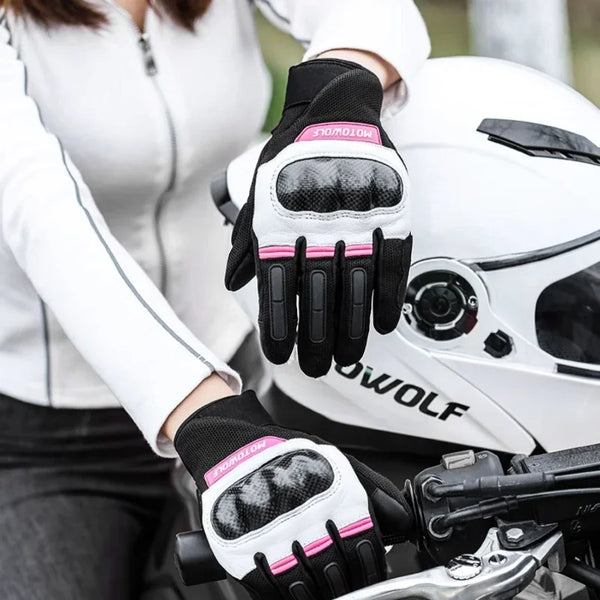 Gants de moto d'hiver pour femme