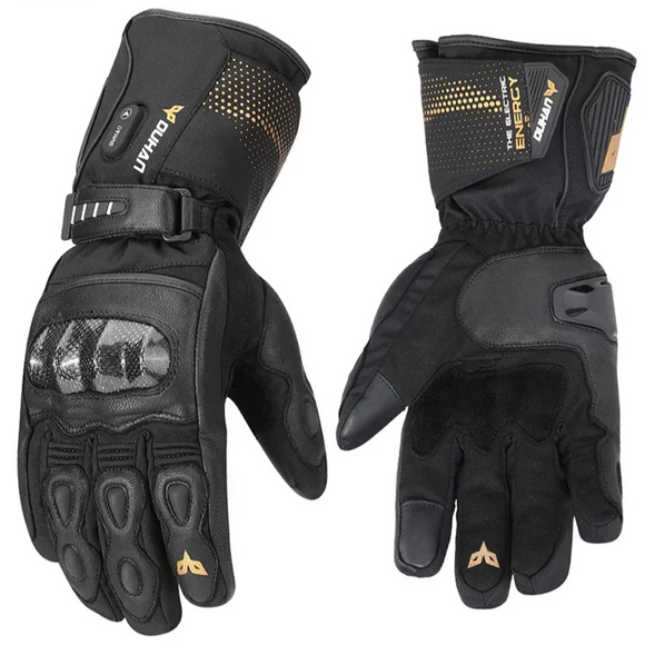 Gants chauffants pour moto