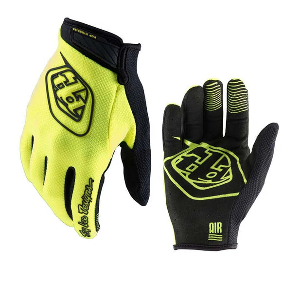 Gants moto cross jaune