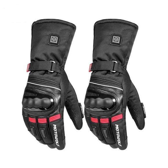 Gants chauffants pour moto avec batterie