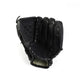 Gant de baseball pour adulte de couleur noire ici sur un fond blanc.