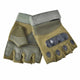 Gants coqués style mitaine avec paume antidérapante sur fond blanc